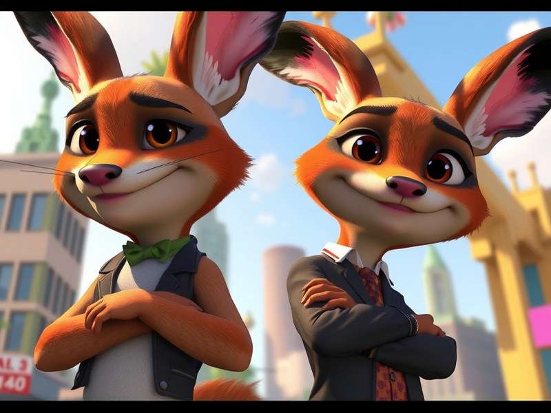 Zootopia 2 Trailer 3 Key Art featuring Judy Hopps and Nick Wilde looking determined