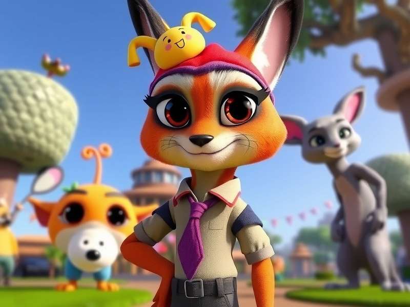 Fan art concept of Judy Hopps and Nick Wilde looking at a Zootopia 2 movie poster