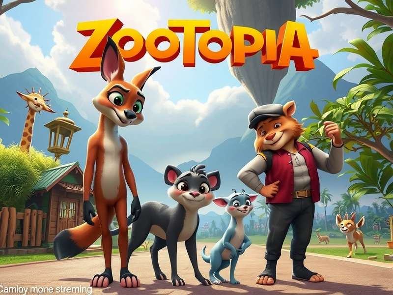 Zootopia main characters Judy Hopps and Nick Wilde in streaming interface