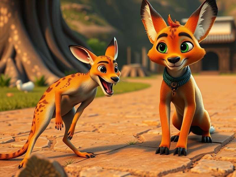 Shakira as Gazelle performing Try Everything in Zootopia movie scene