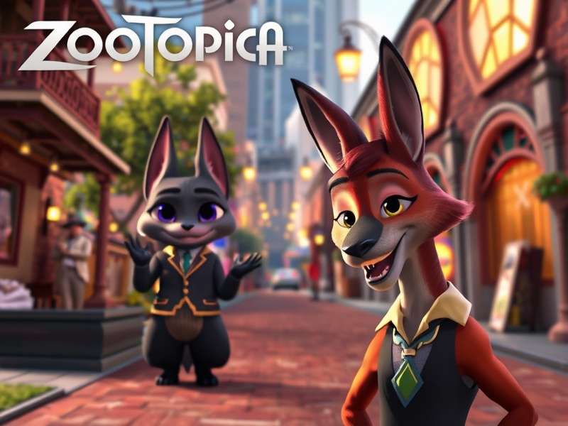 Zootopia game developers at work