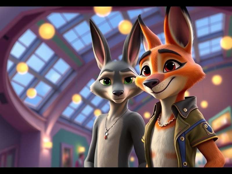 Zootopia game main screen showing city overview