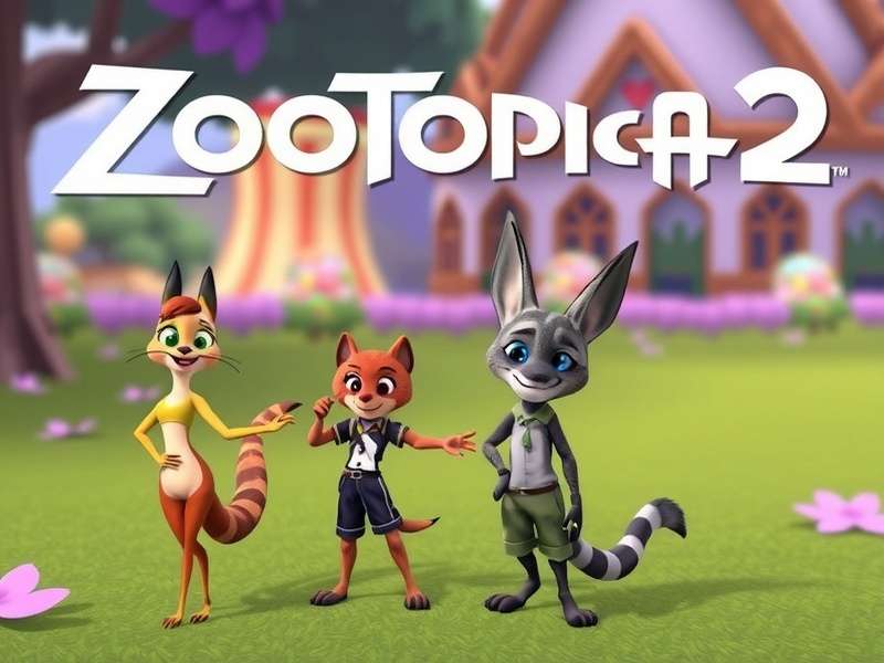 Zootopia 2 movie poster featuring Judy Hopps and Nick Wilde in a dynamic city scene