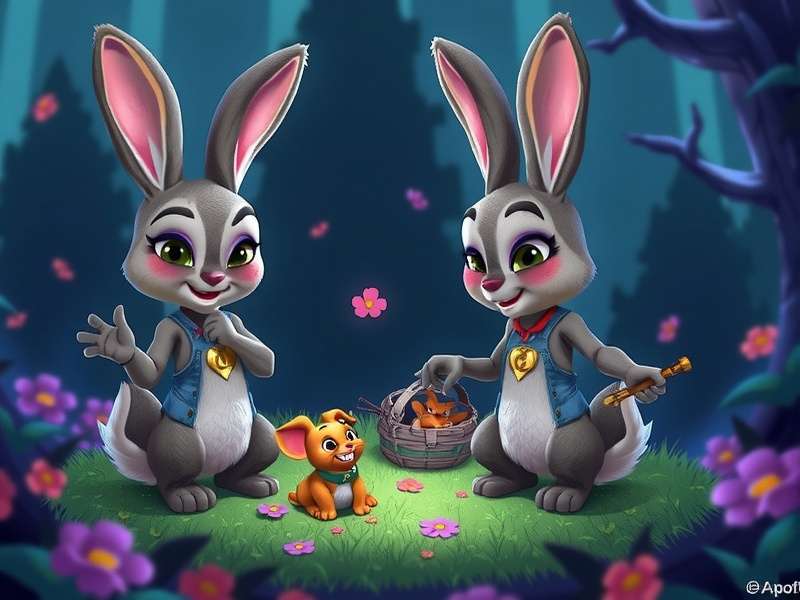 Concept art evolution of Judy Hopps from early sketches to final model