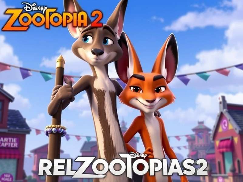 Exclusive Zootopia 2 movie theater poster showcasing characters in a cinematic setting