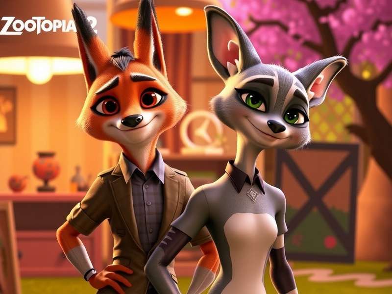 Zootopia 2 Spanish trailer screenshot showing Judy Hopps and Nick Wilde in a new adventure