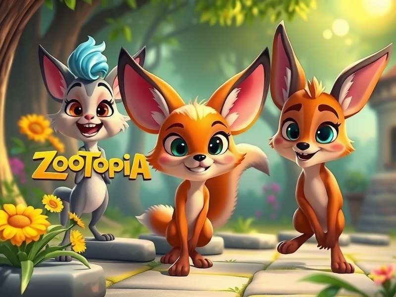 Officer Judy Hopps in her Zootopia Police Department uniform looking determined