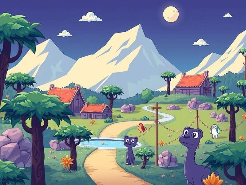 Panoramic view of a vibrant, futuristic cityscape representing Zootopia