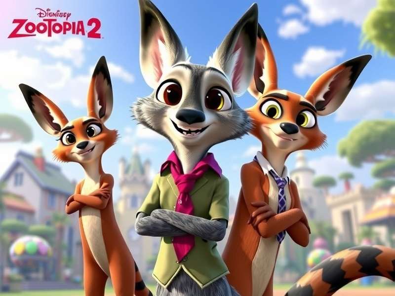 Official Zootopia 2 Spanish Trailer Key Art featuring Judy Hopps and Nick Wilde in a vibrant city scene