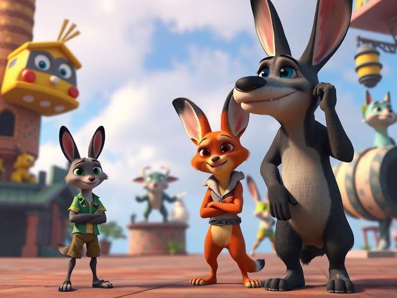 Judy Hopps character portrait smiling