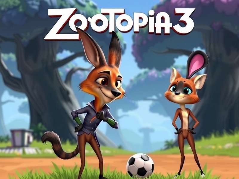 Zootopia 3 Concept Art showing Judy Hopps and Nick Wilde in a new adventure