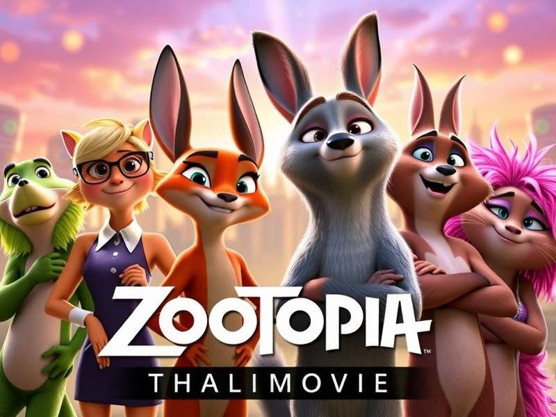 Zootopia movie poster featuring Judy Hopps and Nick Wilde