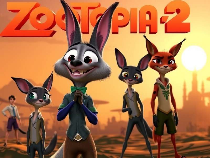 Zootopia 2 Judy Hopps and Nick Wilde in a scene from the movie