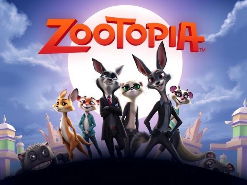 Zootopia movie scene on Bilibili platform