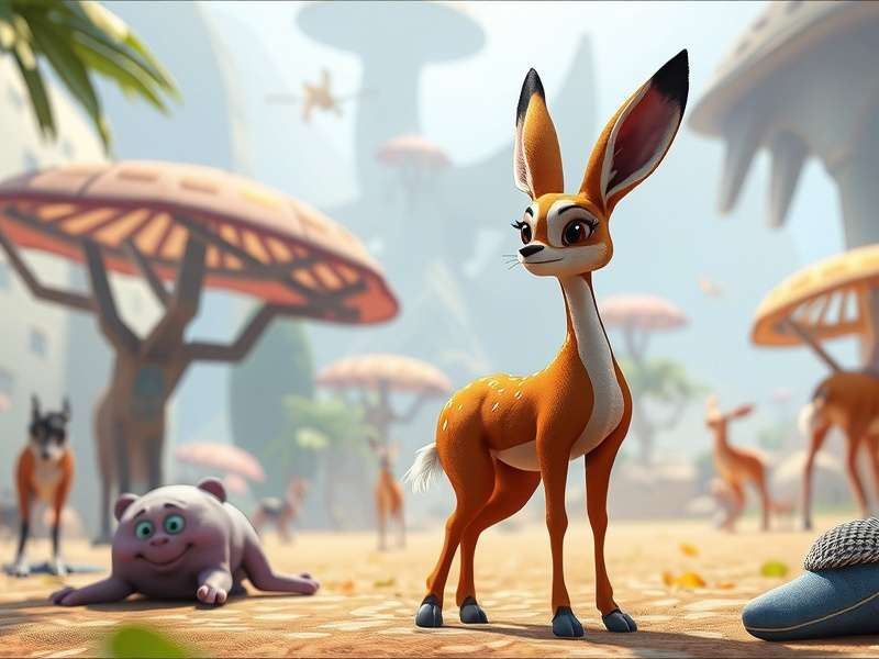 Gazelle Zootopia – The iconic pop star of Zootopia, shining on stage