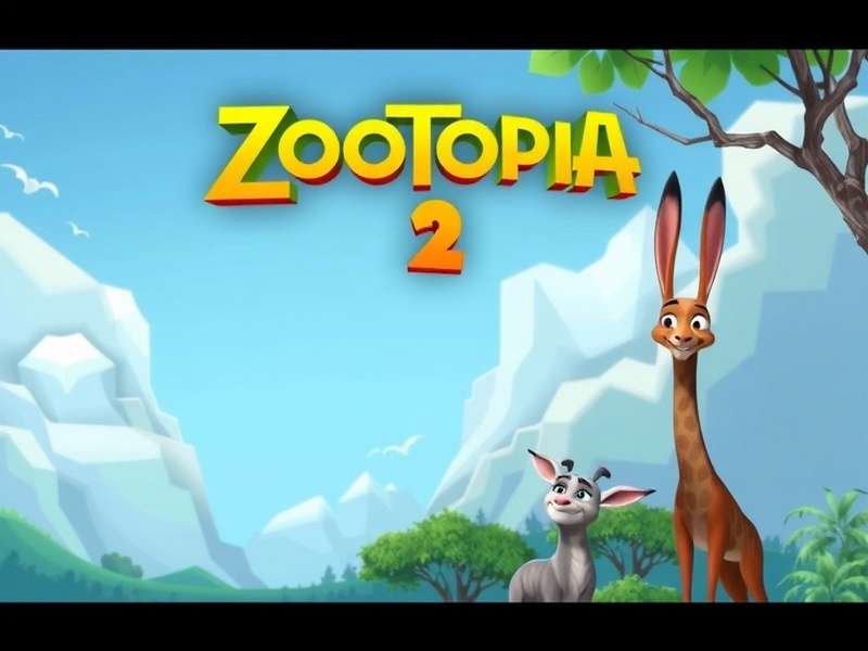 Zootopia 2 movie poster with ticket booking banner
