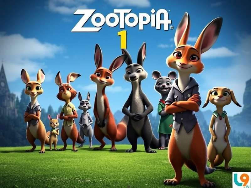 Zootopia 1 Cast — Judy Hopps and Nick Wilde in Zootopia city