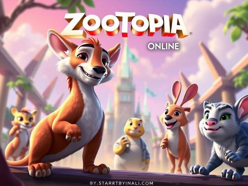 Zootopia Online game world overview with vibrant characters and landscape