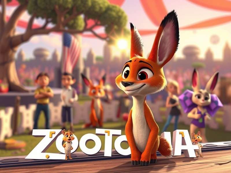 Zootopia Movie official poster featuring Judy Hopps and Nick Wilde in the vibrant city of Zootopia