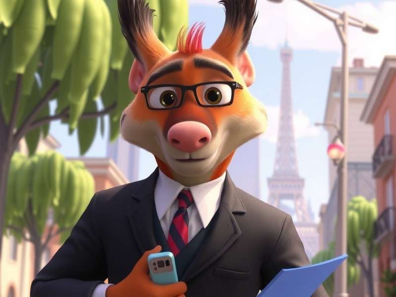 Mayor Lionheart in Zootopia 2 delivering a passionate speech at City Hall. Concept art inspired by exclusive data.
