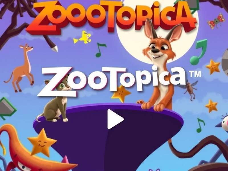 Zootopia 1 Music official soundtrack artwork with characters Nick Wilde and Judy Hopps