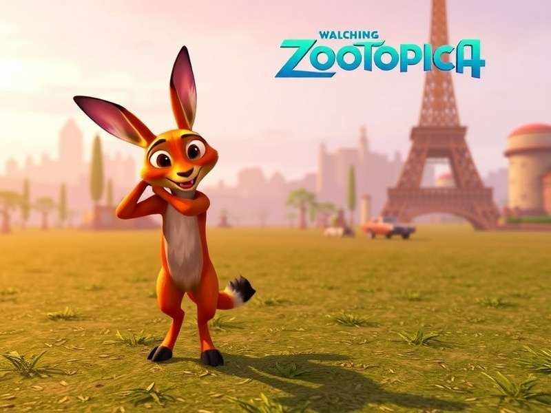 Zootopia 1 Trailer – Judy Hopps and Nick Wilde in the iconic scene