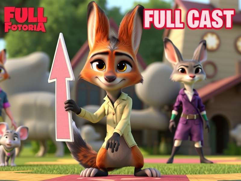 Zootopia 2 full cast lineup featuring Judy Hopps, Nick Wilde and new characters