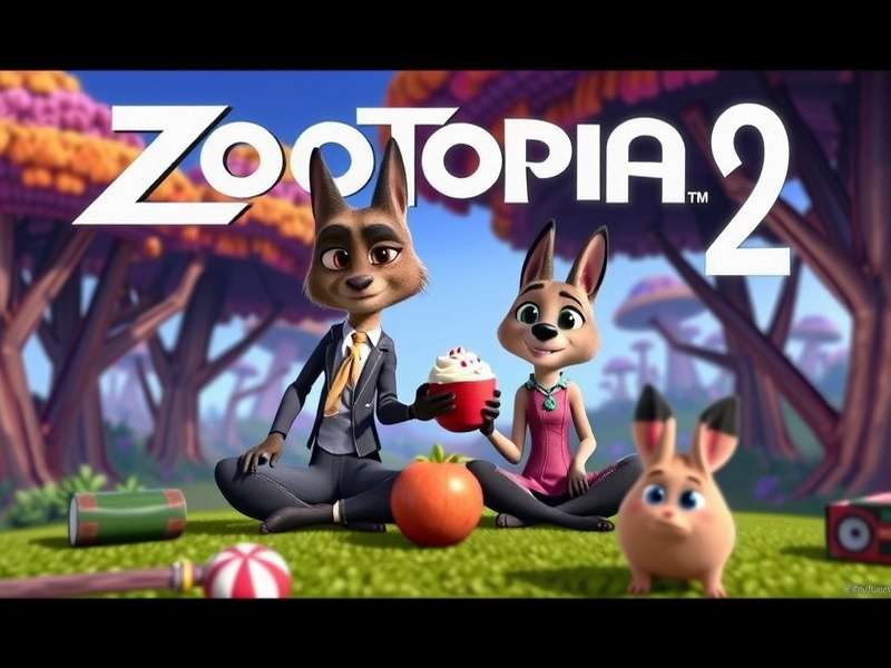 Zootopia 2 cartoon style, sly fox and bunny
